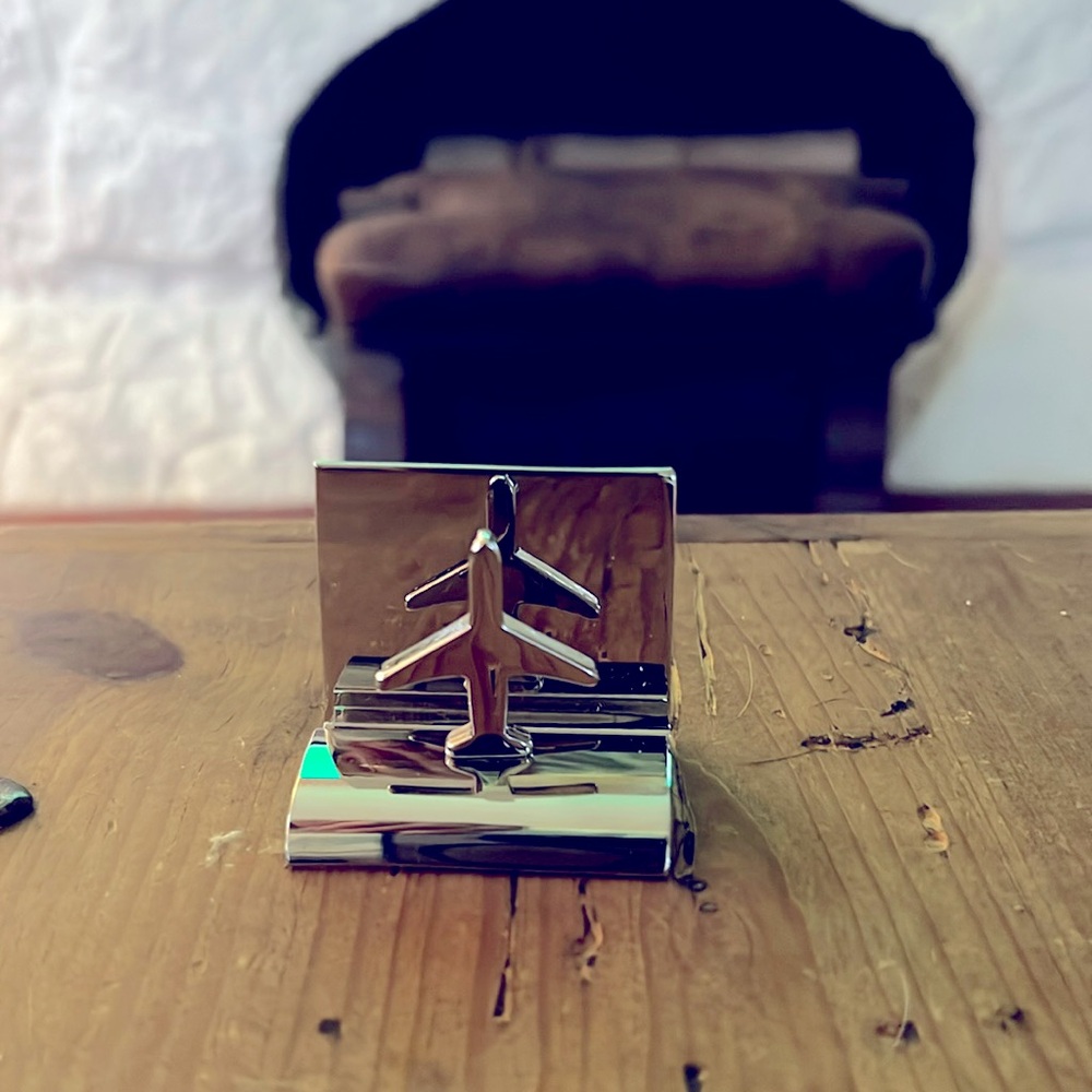 Airplane Business Card Holder